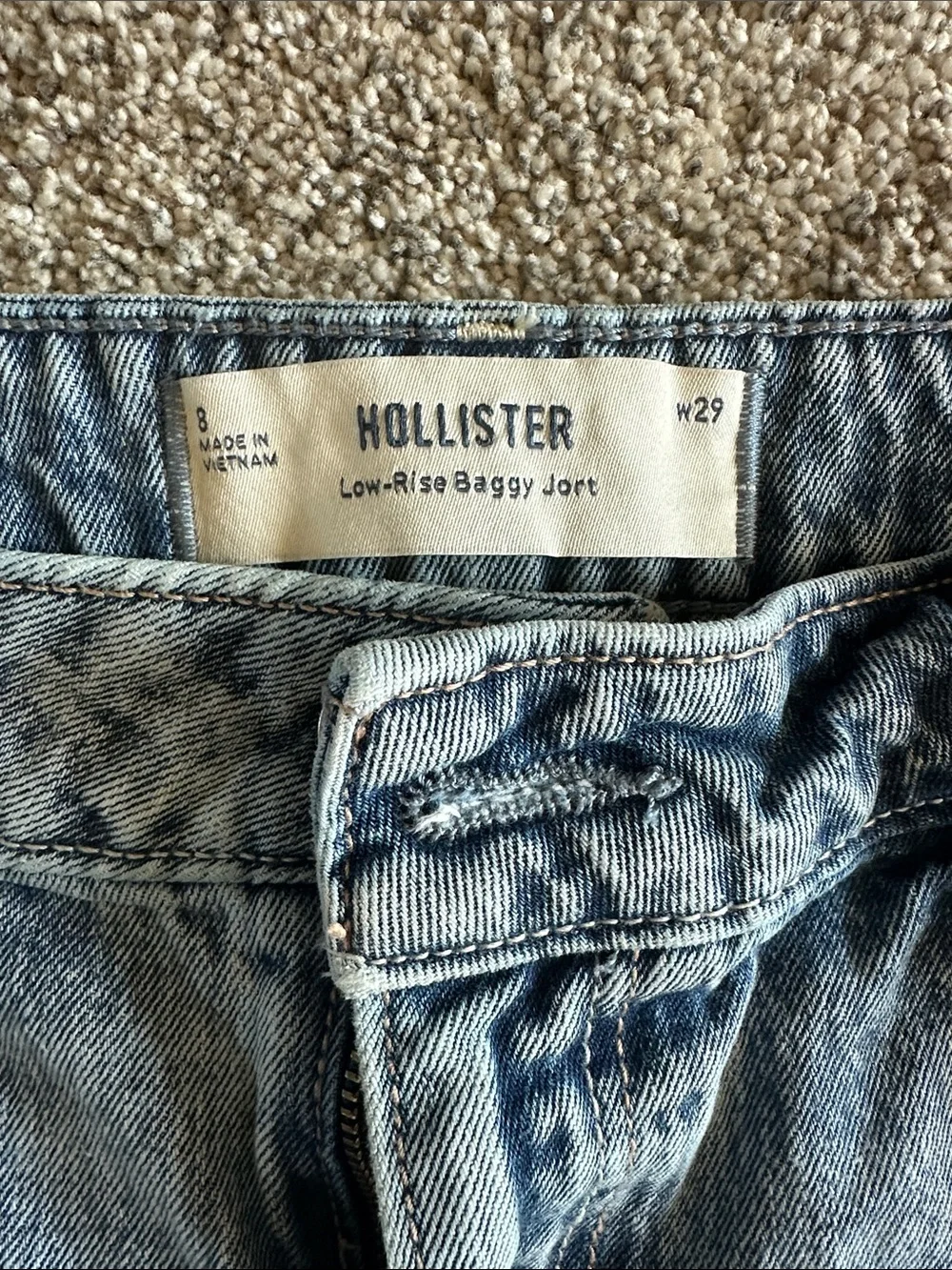 Hollister Low-Rise Baggy Jort